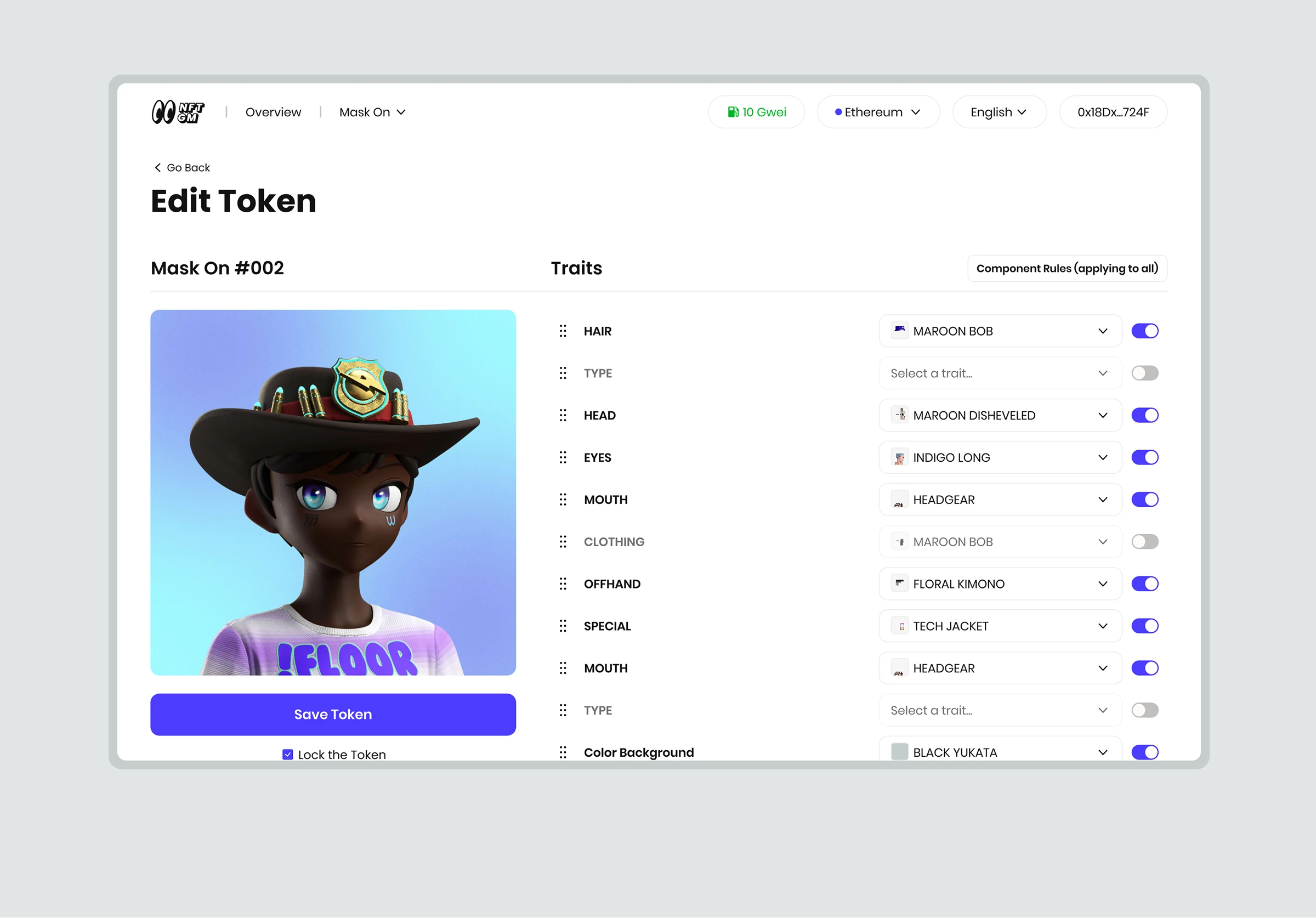 编辑单个 Token